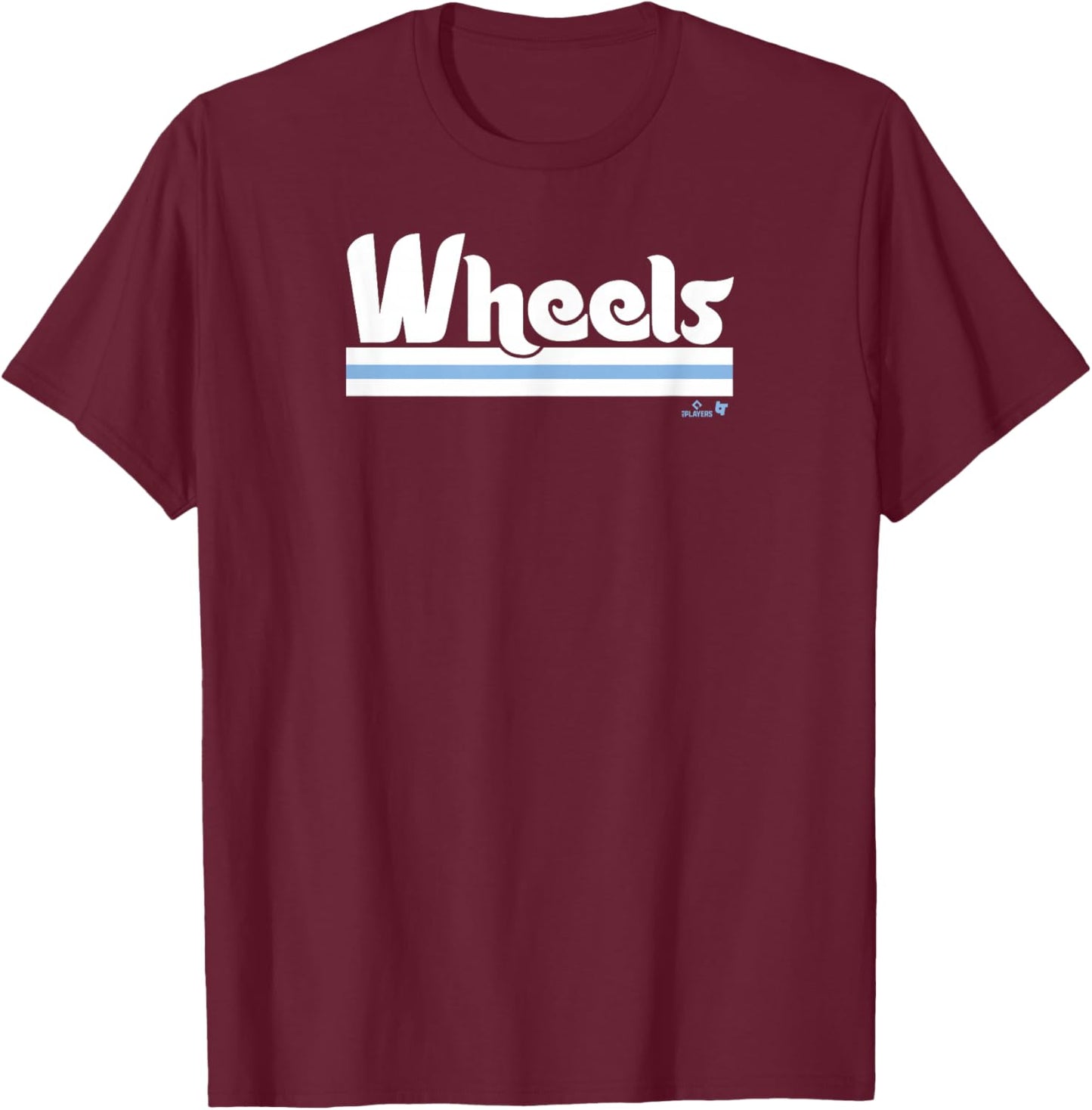 BreakingT Zack Wheeler - Wheels - Philadelphia Baseball , Small T-Shirt - T-Shirt | Maroon