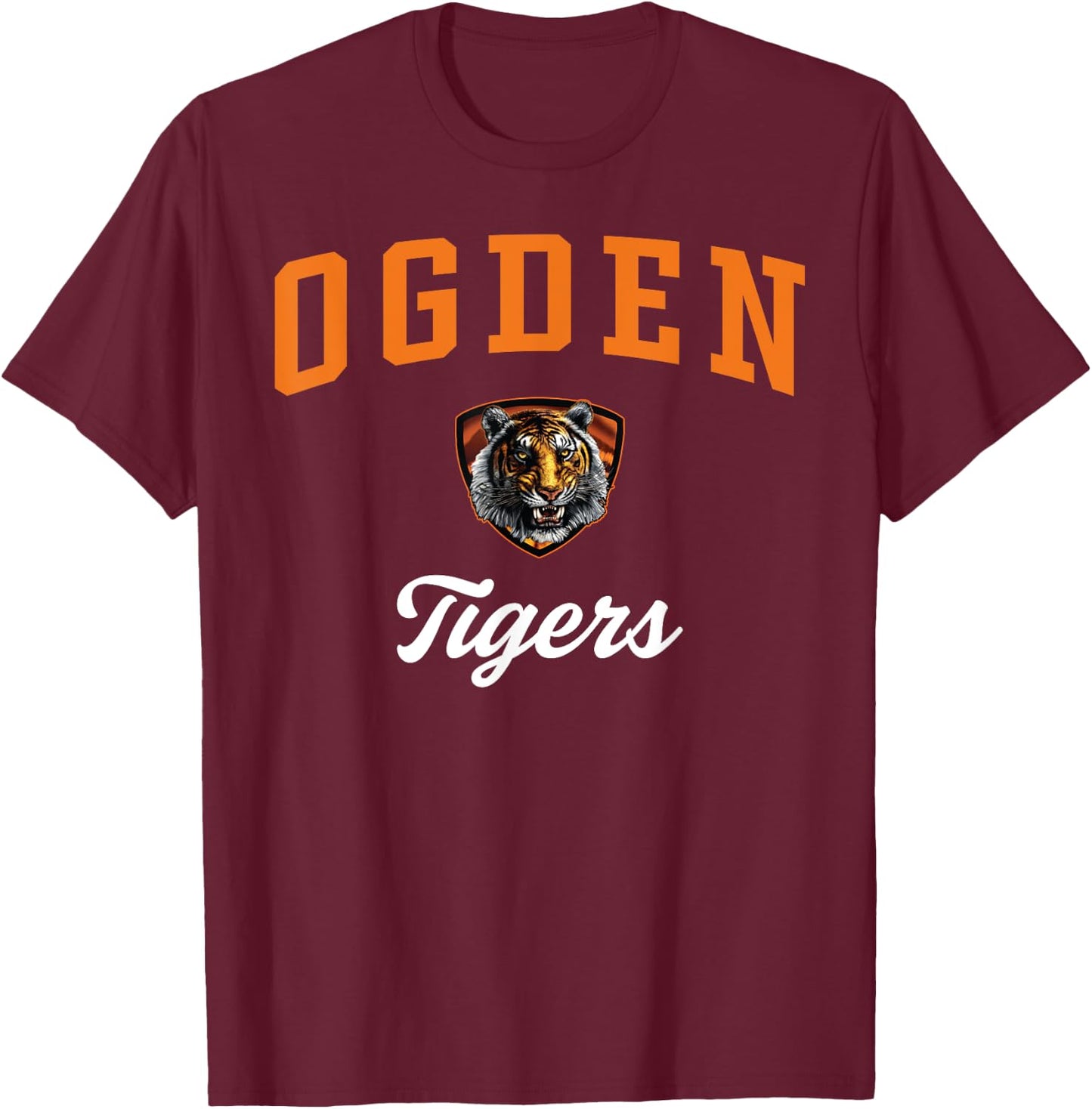 Ogden High School Tigers T-Shirt - T-Shirt | Maroon