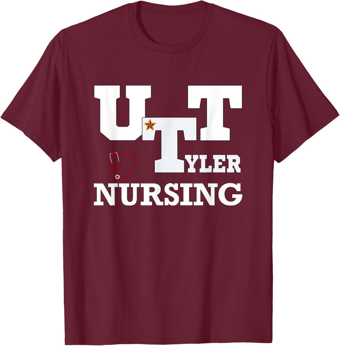 UT Tyler Nursing T-Shirt - T-Shirt | Maroon