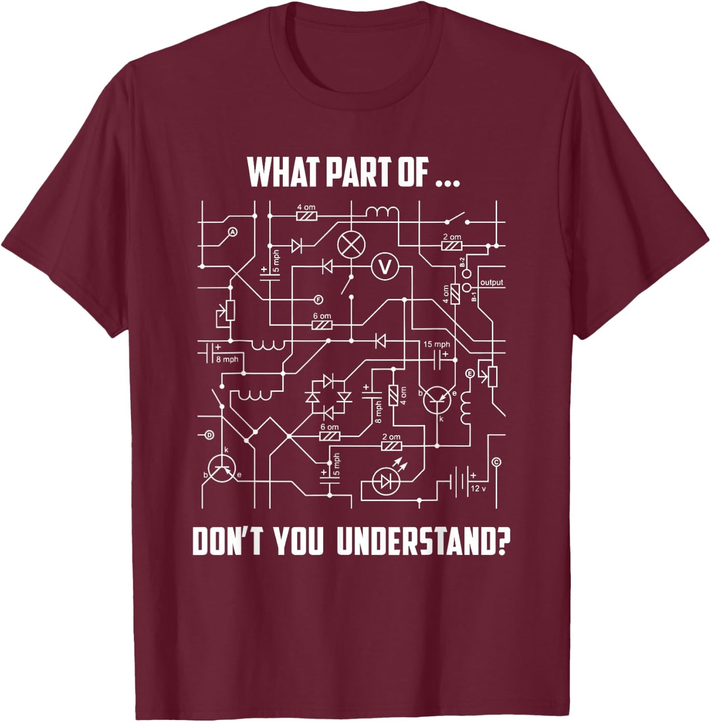 Electrical Engineering Shirts Electrical Engineer Gifts Men T-Shirt - T-Shirt | Maroon