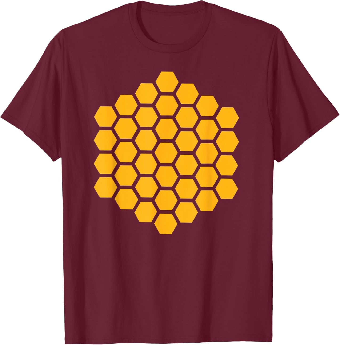 Honeycomb T-Shirt - T-Shirt | Maroon