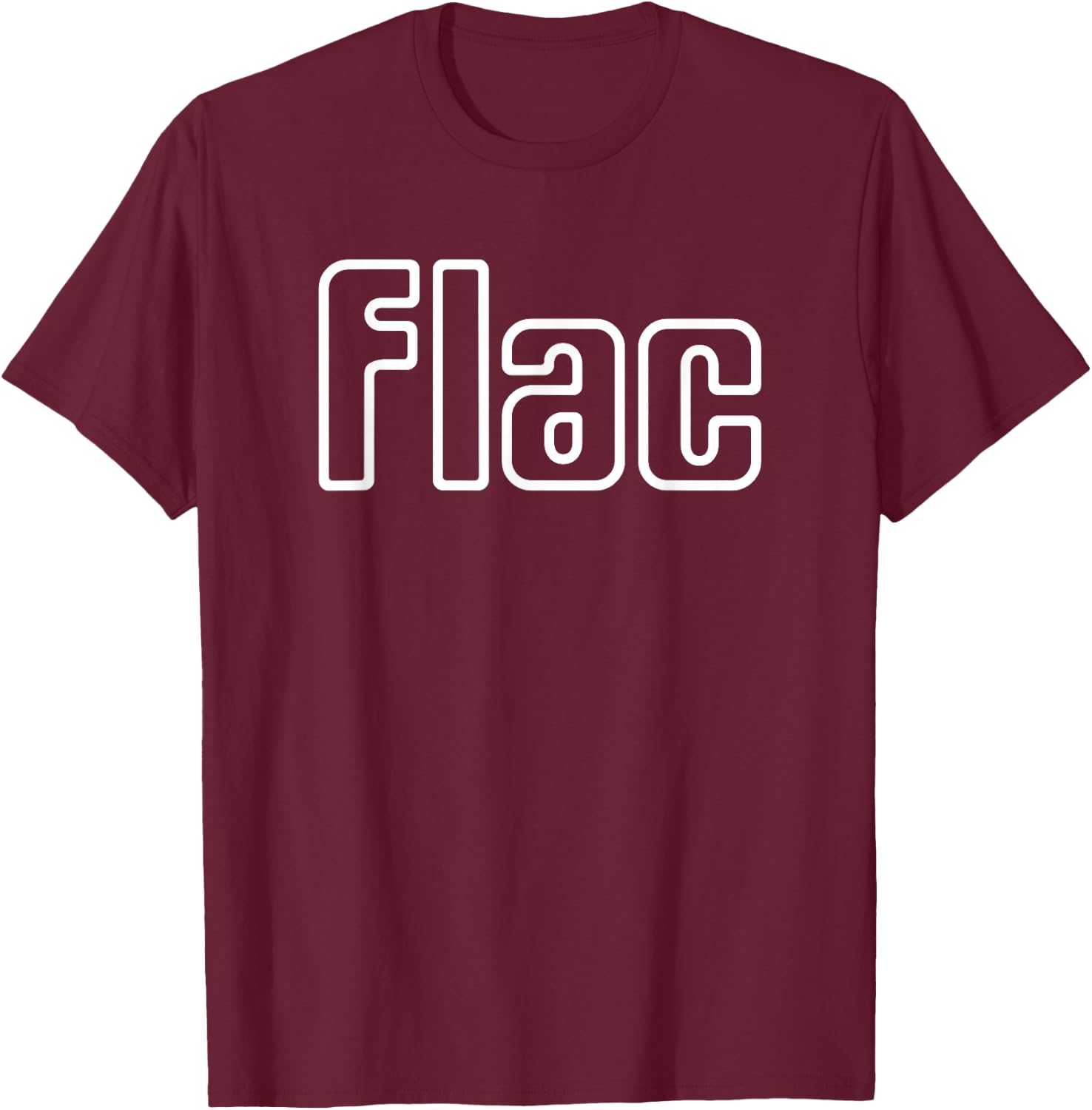 FLAC Free Lossless Audio Codec T-Shirt - T-Shirt | Maroon