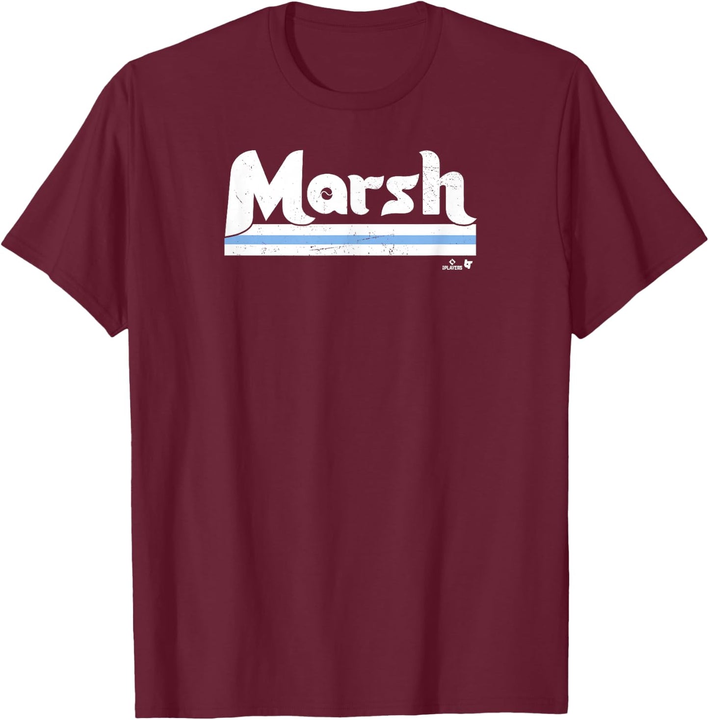 Brandon Marsh - Philly Marsh - Philadelphia Baseball T-Shirt - T-Shirt | Maroon