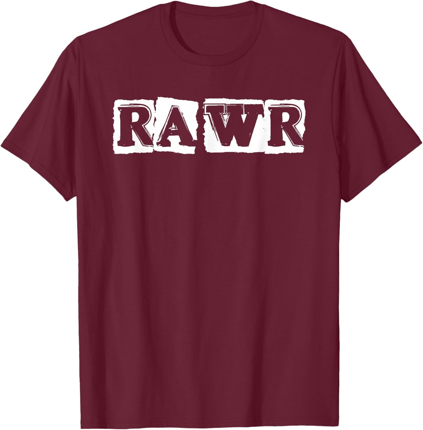 Rawr Emo Goth Rock Music Punk Gothic T-Shirt - T-Shirt | Maroon
