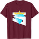 Gaming for Gamer with Game Style T-Shirt - T-Shirt | Maroon