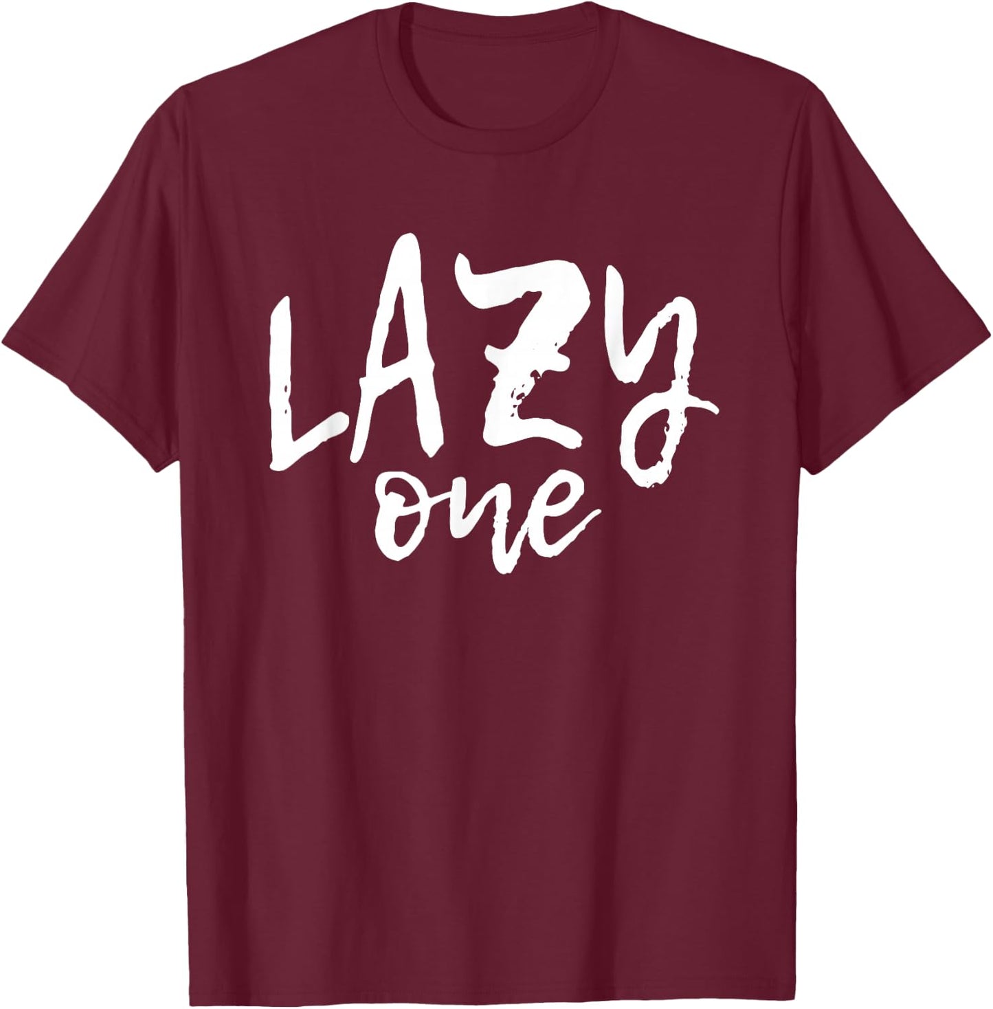Lazy One T-Shirt - T-Shirt | Maroon