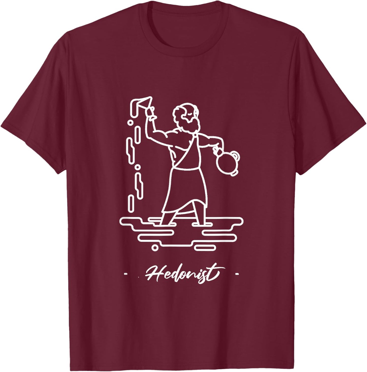 Hedonist T-Shirt - T-Shirt | Maroon