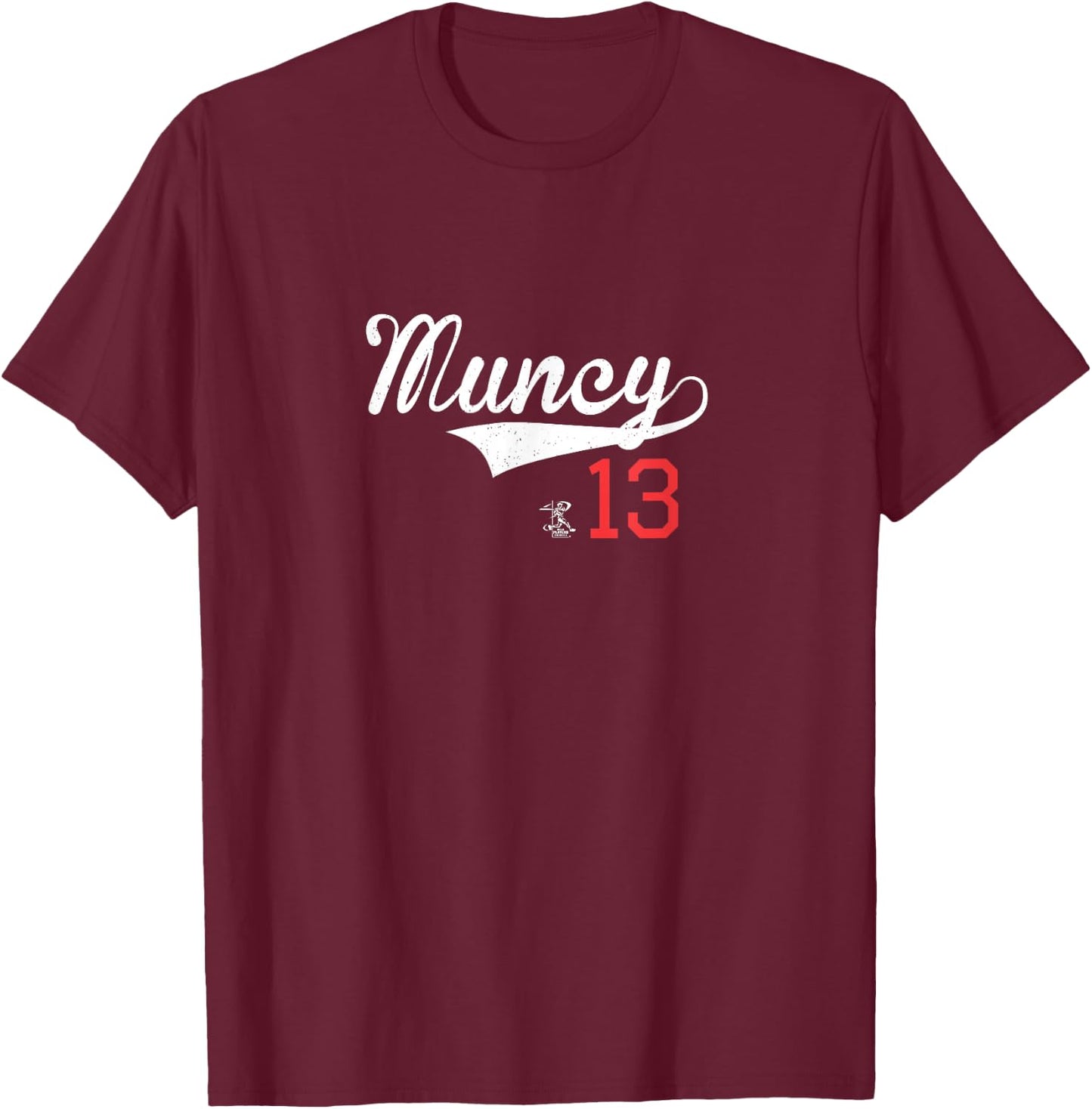 Max Muncy Vintage Gameday T-Shirt - T-Shirt | Maroon