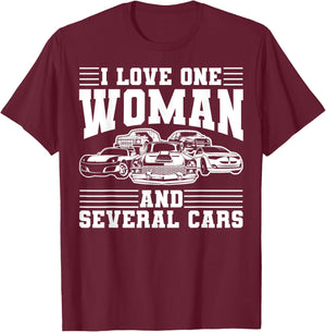 Funny Auto Mechanic Car Lover Gift Men Cool Car Enthusiast T-Shirt - T-Shirt | Maroon
