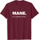 Mane It's A Memphis Thing 901 Tennessee Fashion Graphic T-Shirt - T-Shirt | Maroon