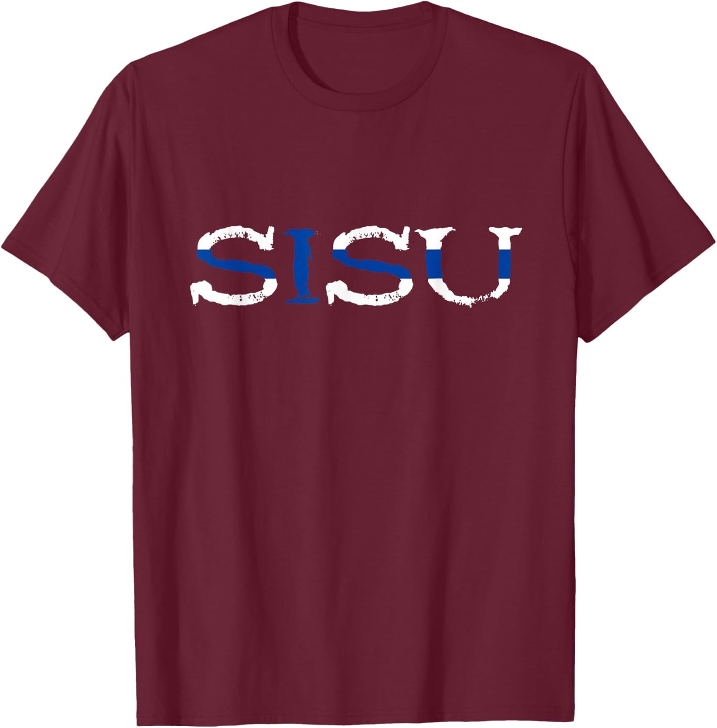 Sisu Suomi Finland Travel Fin Roots Finnish Flag T-Shirt - T-Shirt | Maroon