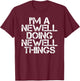 NEWELL Funny Surname Family Tree Birthday Reunion Gift T-Shirt - T-Shirt | Maroon