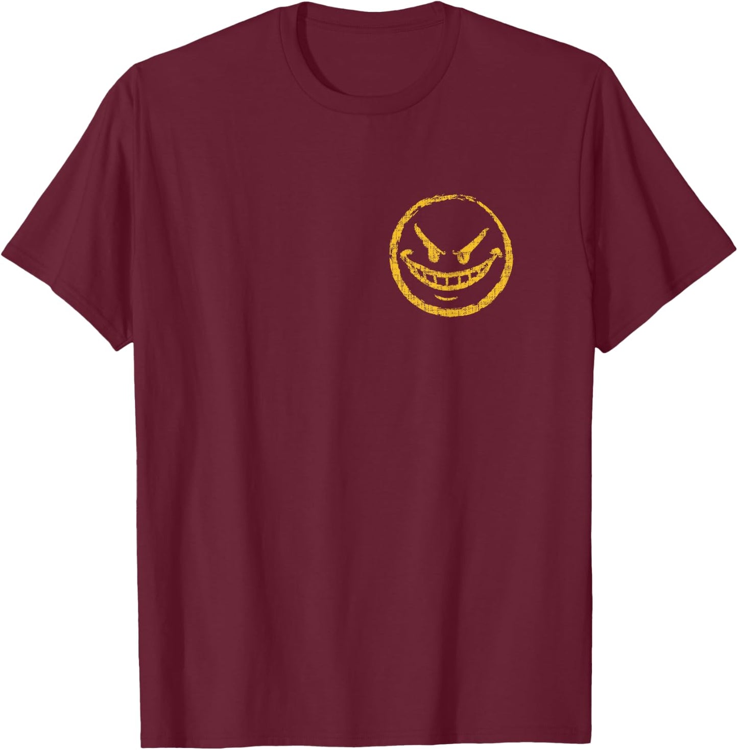 Bad Grin Logo Naughty Common Sneaky T-Shirt - T-Shirt | Maroon