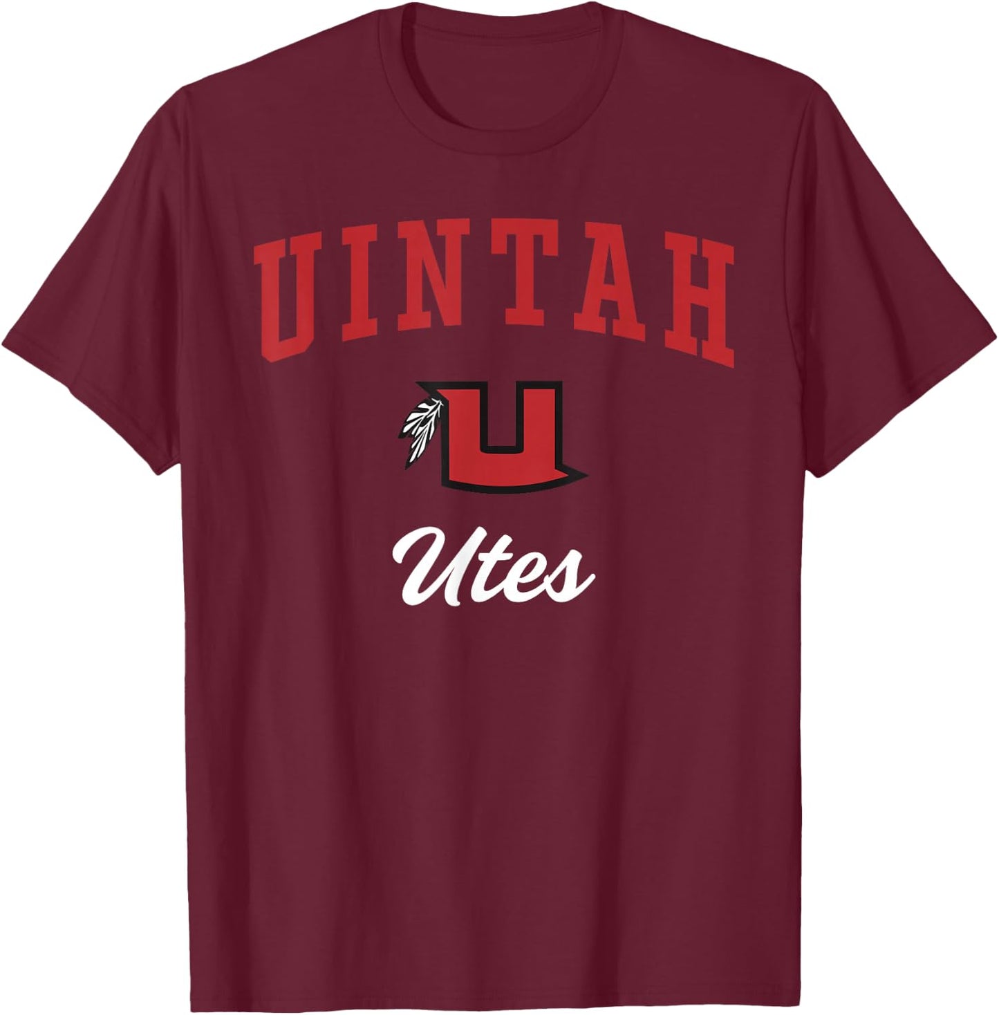 Uintah High School Utes T-Shirt - T-Shirt | Maroon