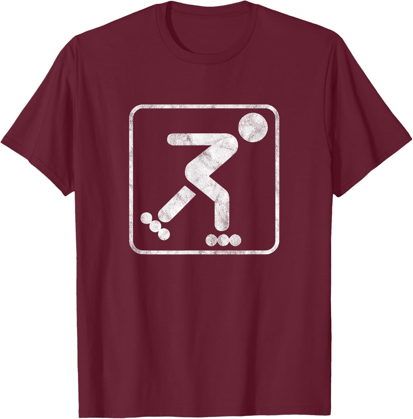 Sk8 Inline Roller Skates T-Shirt - T-Shirt | Maroon