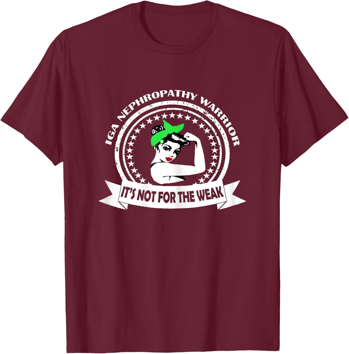 Iga Nephropathy Awareness T-Shirt - T-Shirt | Maroon
