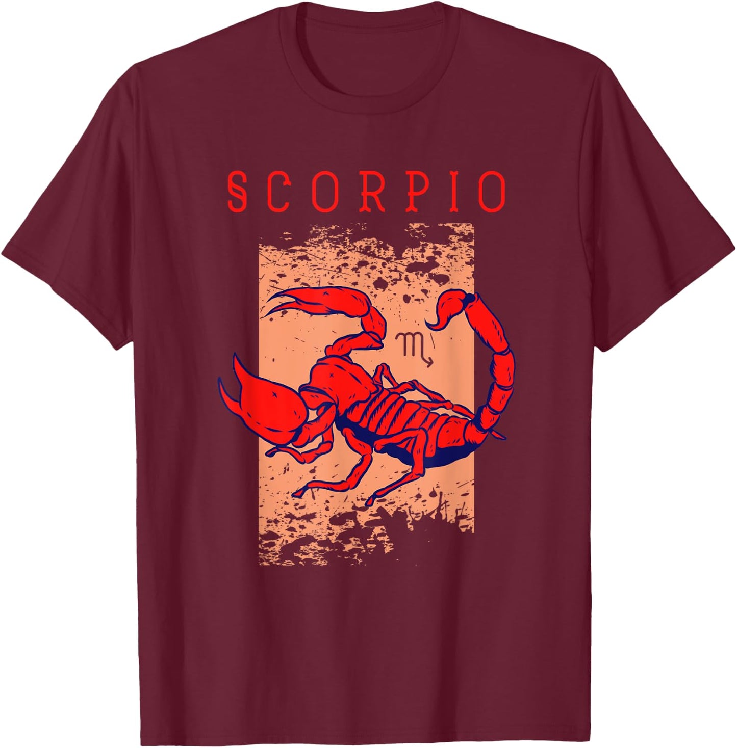 October November Scorpio Astrological Sign Birthday T-Shirt - T-Shirt | Maroon
