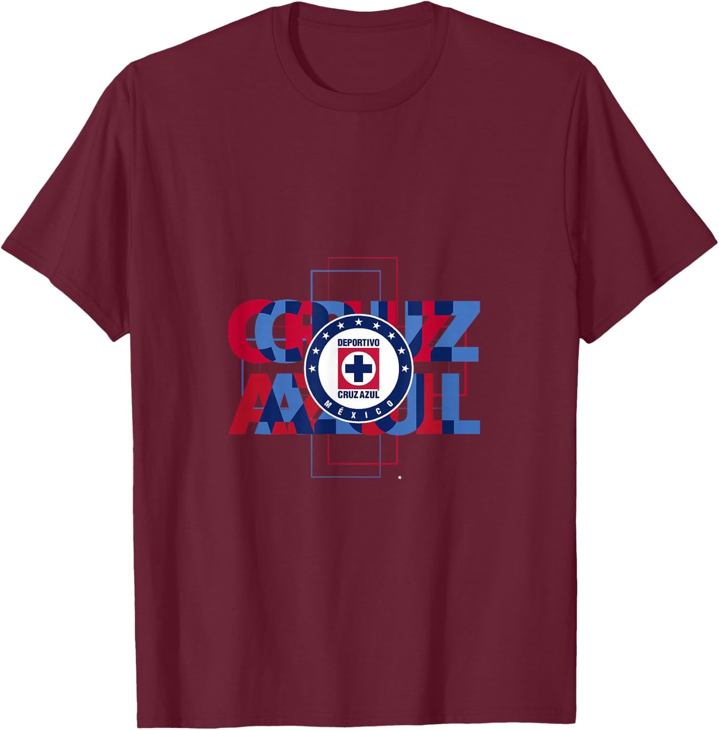 Cruz Azul - Score Big with Our Exclusive Collection T-Shirt - T-Shirt | Maroon