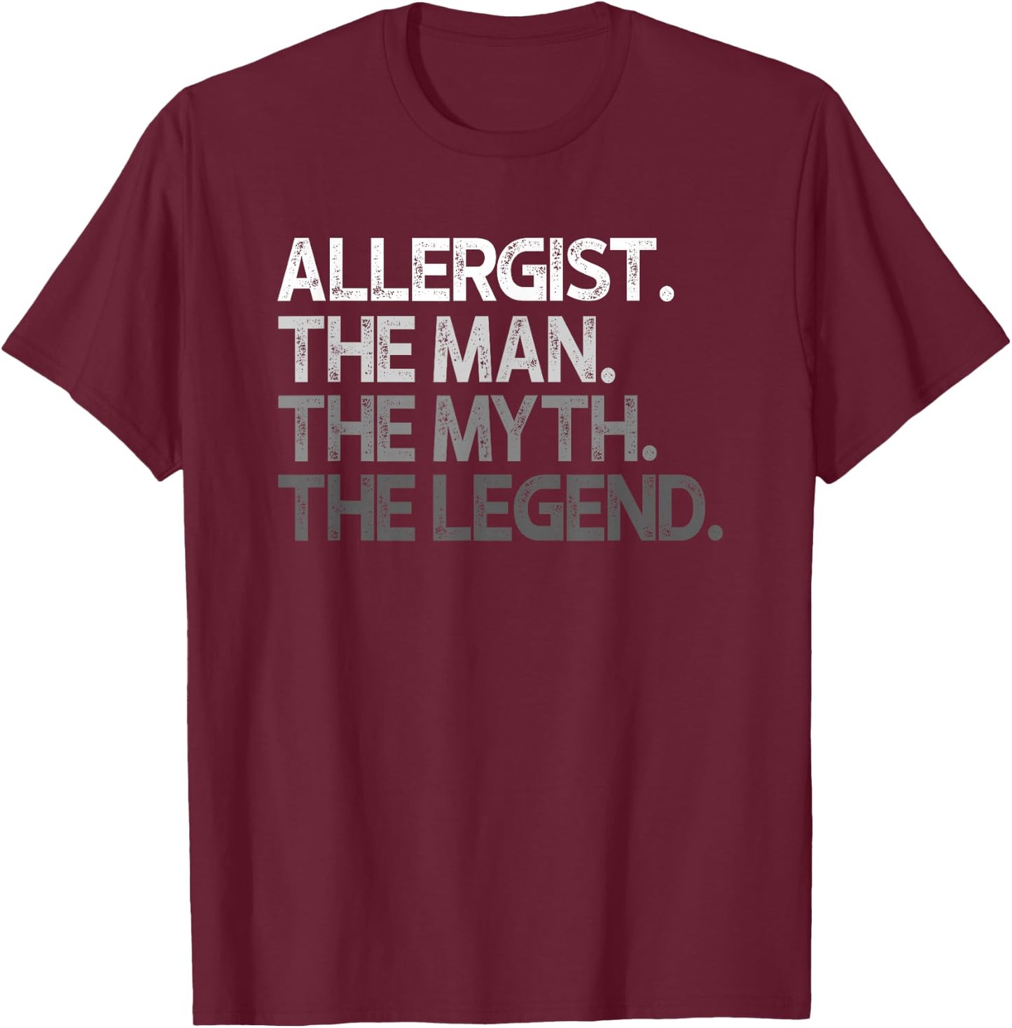 Allergist Gift T-Shirt - T-Shirt | Maroon