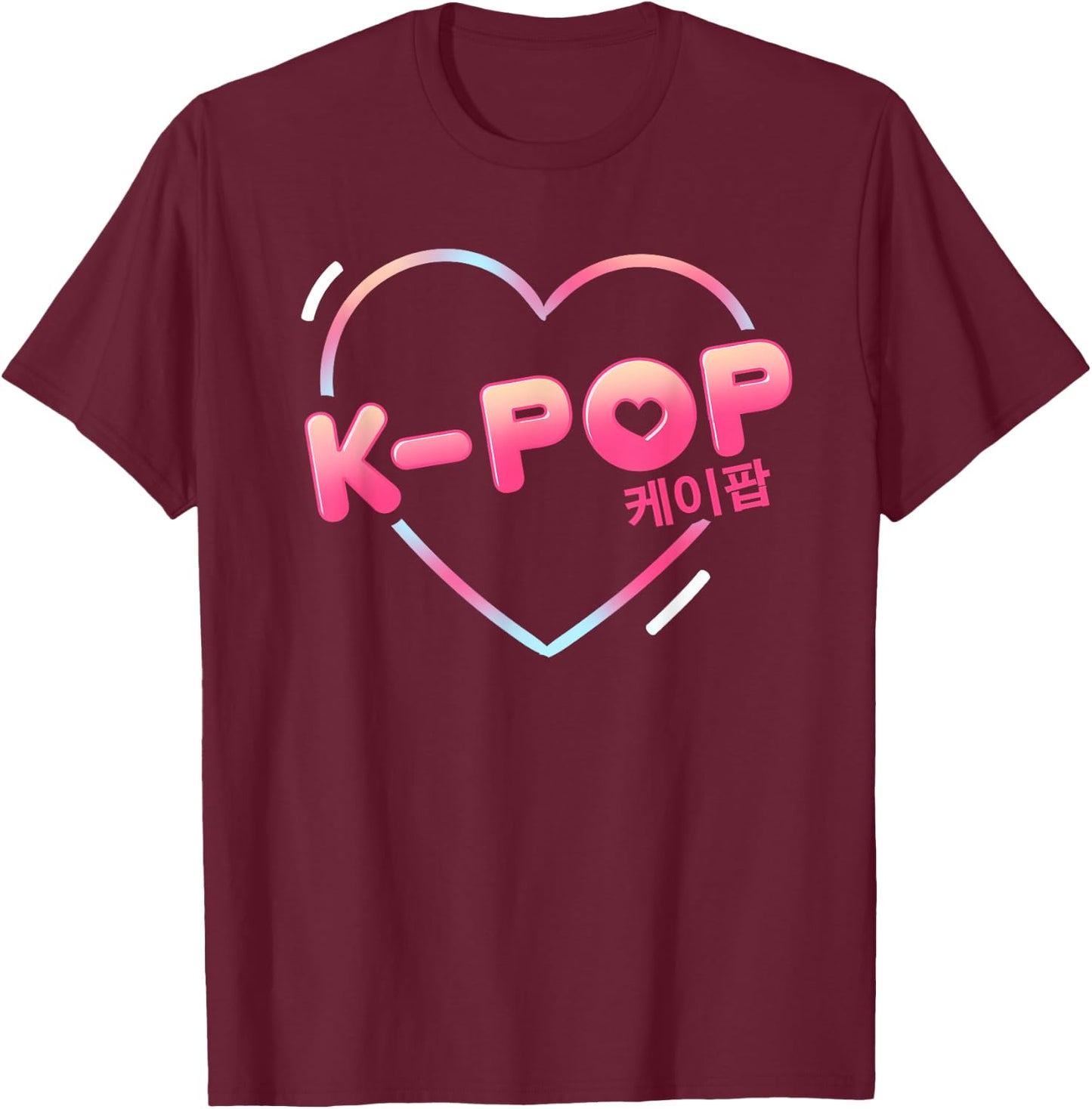 K-Pop Korean Music Vintage Gift T-Shirt - T-Shirt | Maroon