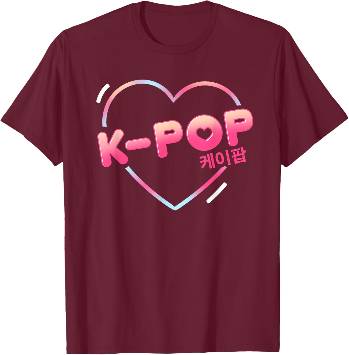 K-Pop Korean Music Vintage Gift T-Shirt - T-Shirt | Maroon