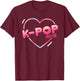 K-Pop Korean Music Vintage Gift T-Shirt - T-Shirt | Maroon
