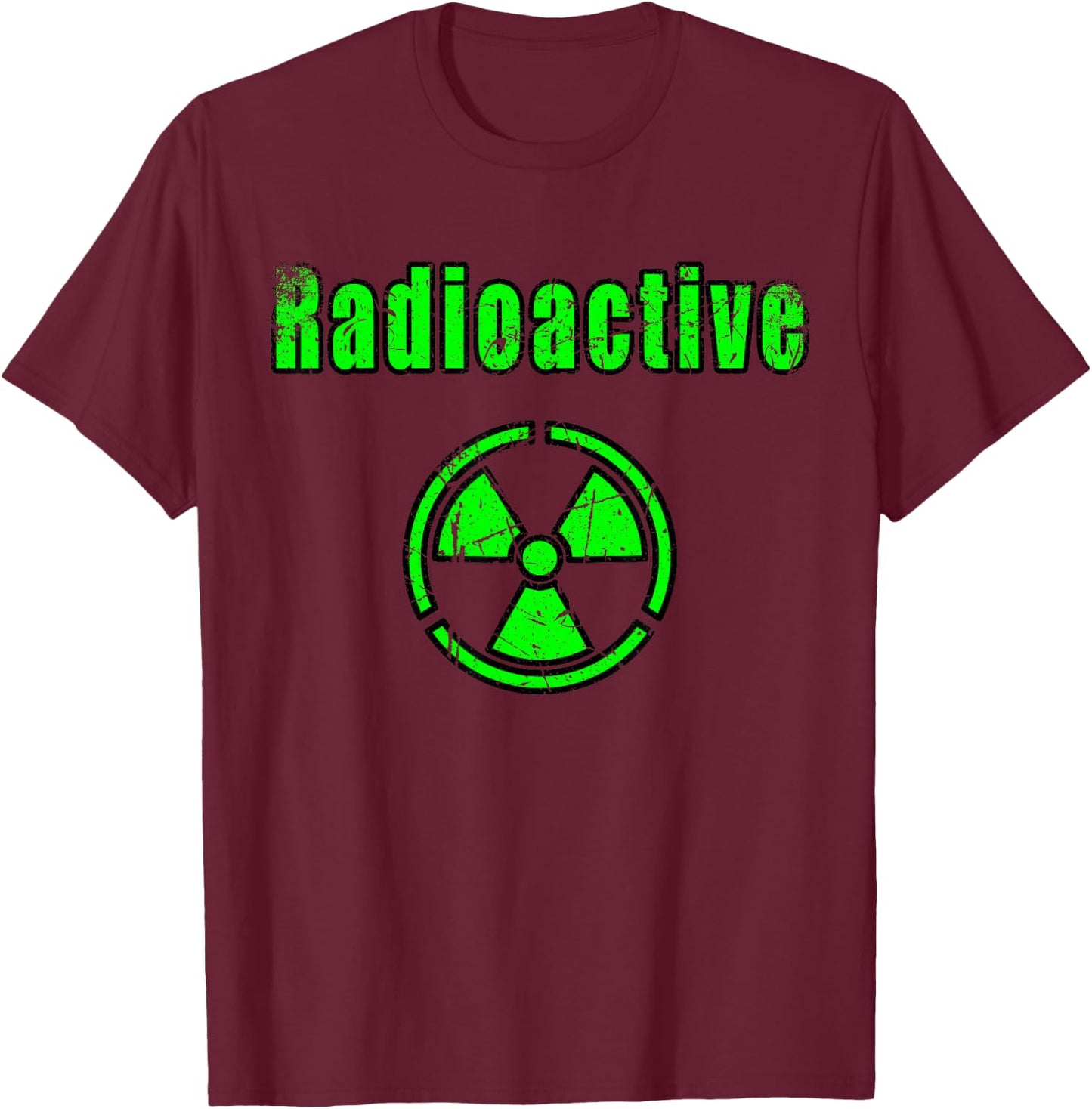Radioactive Vintage T-Shirt - T-Shirt | Maroon