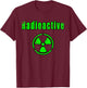 Radioactive Vintage T-Shirt - T-Shirt | Maroon
