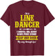 Linedance Dancer Line Dancer Rock Music Dancer Gift T-Shirt - T-Shirt | Maroon
