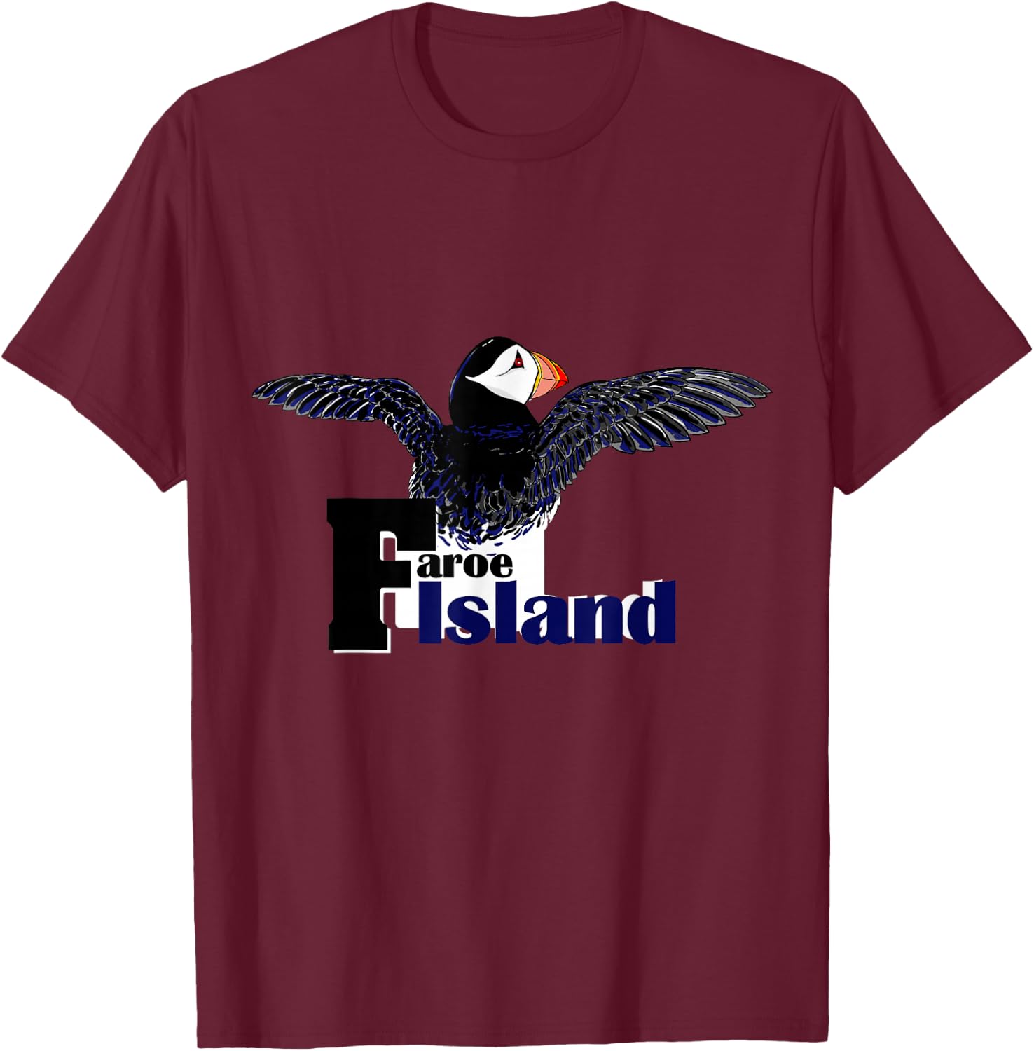 Faroe island apparel T-Shirt - T-Shirt | Maroon