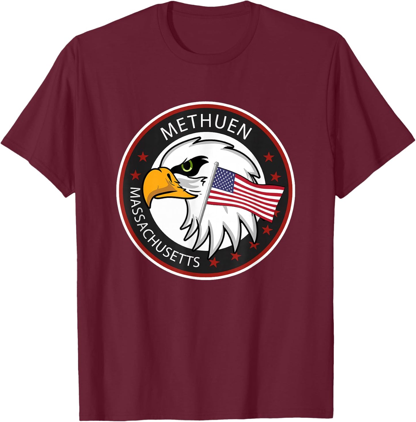 Methuen MA Massachusetts T-Shirt - T-Shirt | Maroon