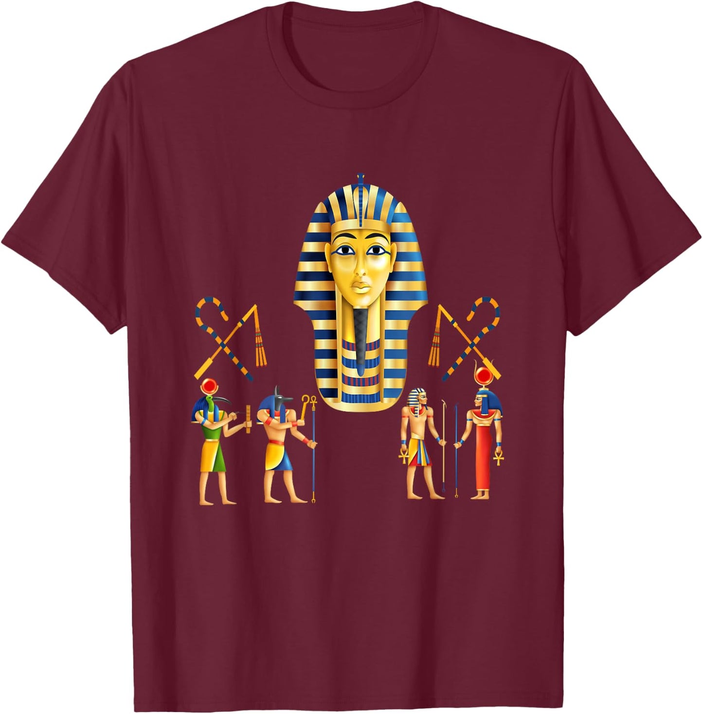 Mummy Egypt T-Shirt - T-Shirt | Maroon
