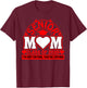 Class Of 2025 Senior Mom I'm Not Crying You're Crying Grad T-Shirt - T-Shirt | Maroon