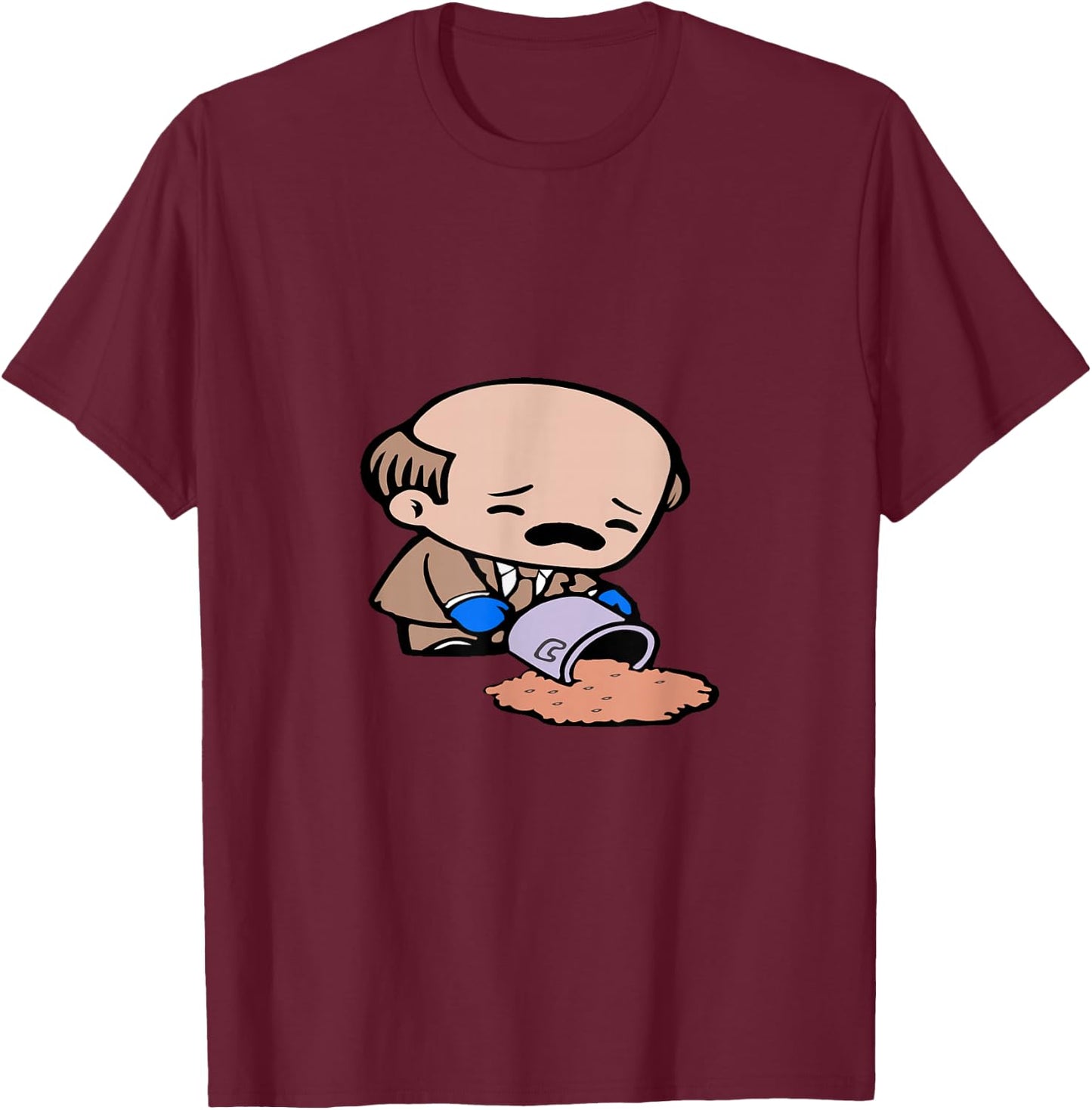 Kevin Drips His Chili T-Shirt - T-Shirt | Maroon