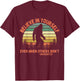 Believe In Yourself Sasquatch Funny Motivational Bigfoot T-Shirt - T-Shirt | Maroon