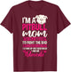 Pitbull Mom Pit Bull Terrier Mommy Pibble Mother's Day T-Shirt - T-Shirt | Maroon