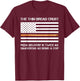 Funny Anti Police Brutality BLM Protest Anti Racist Protest T-Shirt - T-Shirt | Maroon