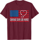 Cardiac Cath Lab Nurse USA Flag Kids Men T-Shirt - T-Shirt | Maroon