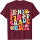 In My First Grade Era Boys Girls Back To School 1st Grade T-Shirt - T-Shirt | Maroon