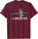 Lancaster Bomber RAF WW2 Aeroplane Aircraft Tarpaulin Avro T-Shirt - T-Shirt | Maroon