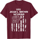 USS Jesse L. Brown Veteran T-Shirt - T-Shirt | Maroon