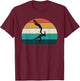 Retro Aussie Sport Gift - Australian Rules Football Lovers T-Shirt - T-Shirt | Maroon