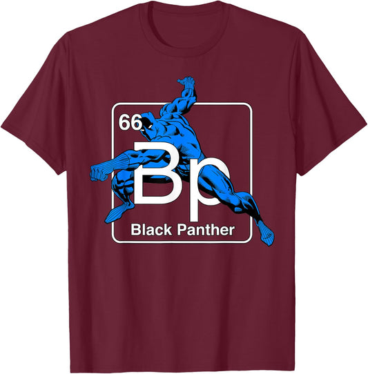 Marvel Avengers Black Panther Element T-Shirt - T-Shirt | Maroon