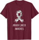 Brain Cancer Attention Shirt | Brain Cancer T-Shirt - T-Shirt | Maroon