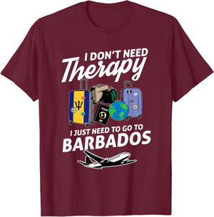 Barbados Flag I Barbados Flag I Vacation Barbados T-Shirt - T-Shirt | Maroon