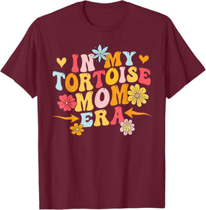 In my tortoise mom era shirts for tortoise moms T-Shirt - T-Shirt | Maroon