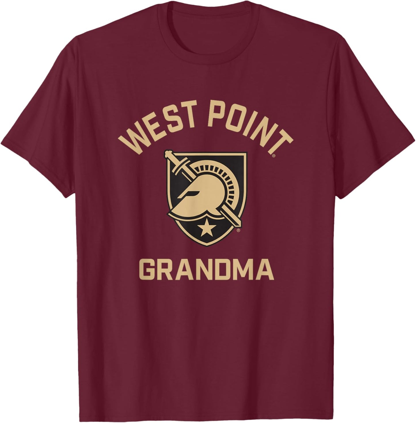 Army West Point Black Knights Arched Grandma T-Shirt - T-Shirt | Maroon