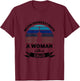 Woman with a Cello Funny Gift Mom T-Shirt - T-Shirt | Maroon