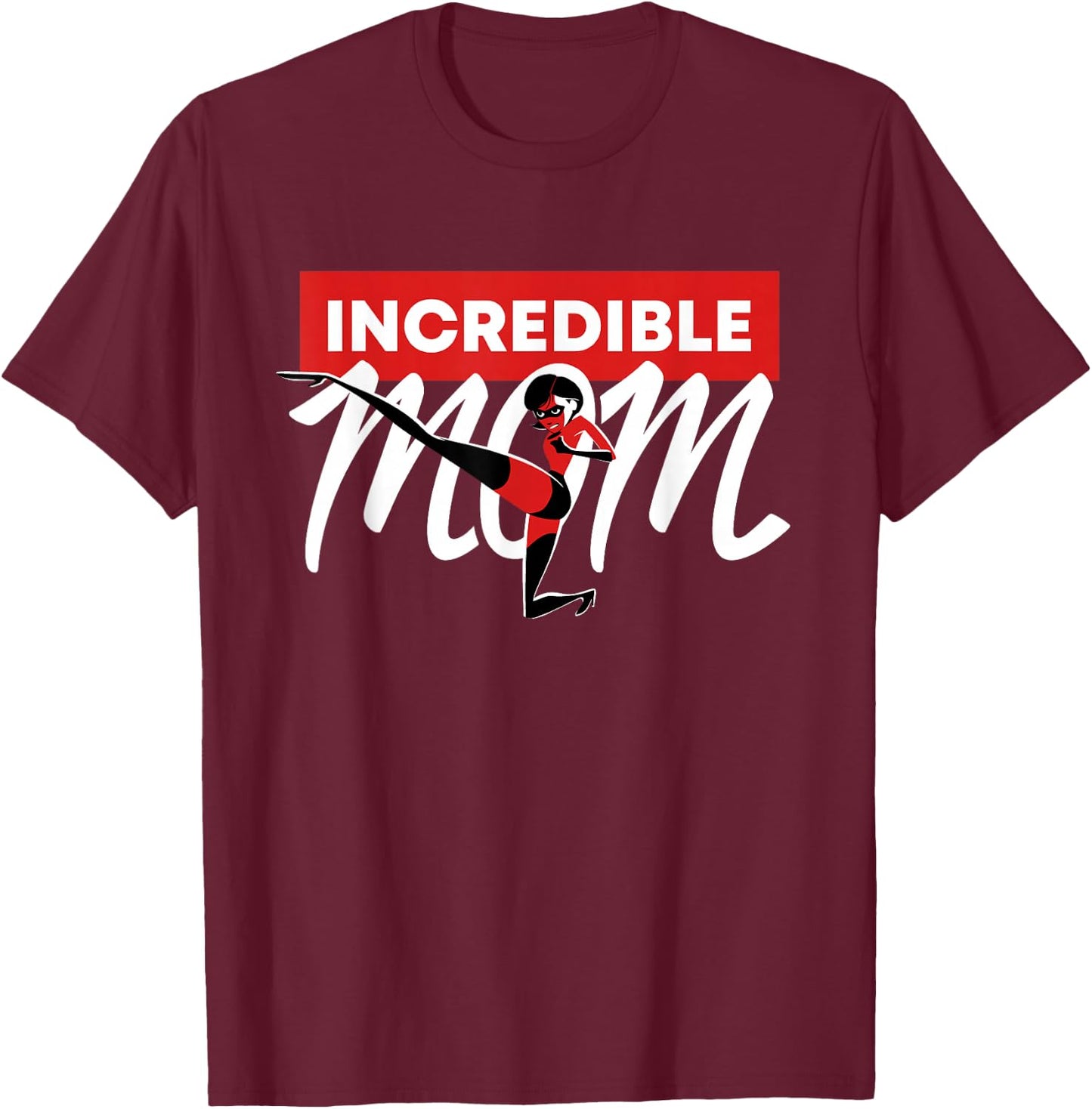 Disney and Pixar's Elastigirl Incredible Mom T-Shirt - T-Shirt | Maroon