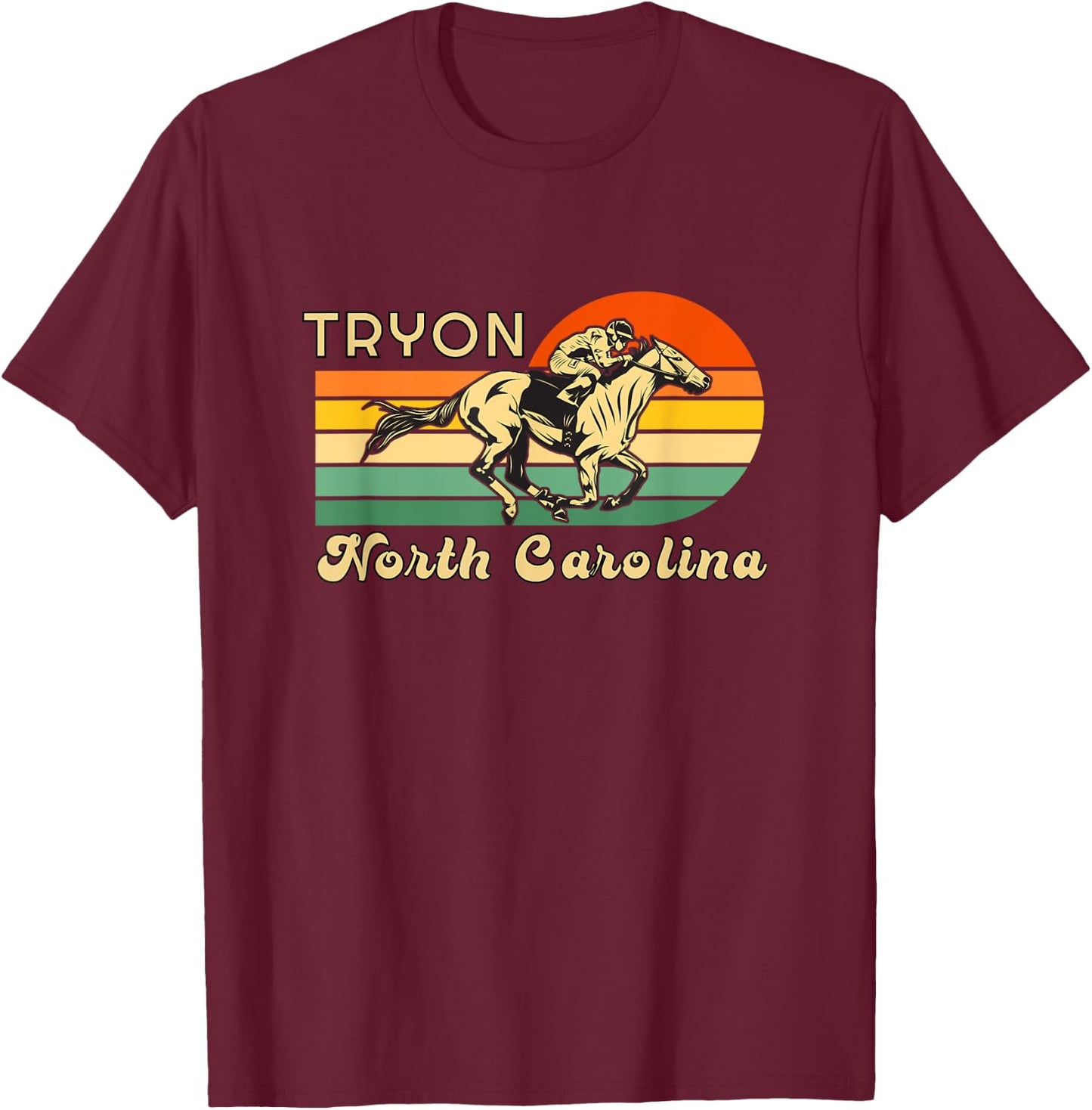 NC International World Equestrian Games Tryon North Carolina T-Shirt - T-Shirt | Maroon